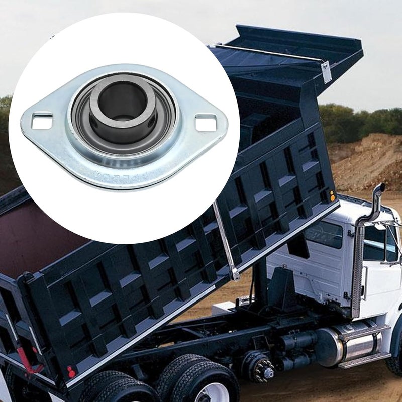 UOIENRT SBPFL204-12 3/4" Pressed Steel Flange Bearing Two Bolt Mounted Flange Bearing Replacement for Dump Truck Tarp Systems - Image 5